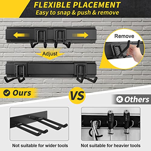 UUP 48" Garage Tool Organizer Wall Mount, 440lbs Garden Garage - Image 4