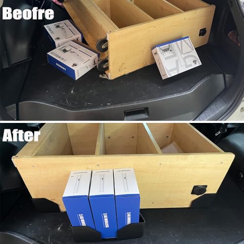 Car Trunk Organizer Blocks, 4 Pack Hook & Loop Cargo Dividers - Image 7