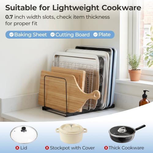 ORDORA Cutting Board Holder, Kitchen Organizer for Lightweight - Image 3