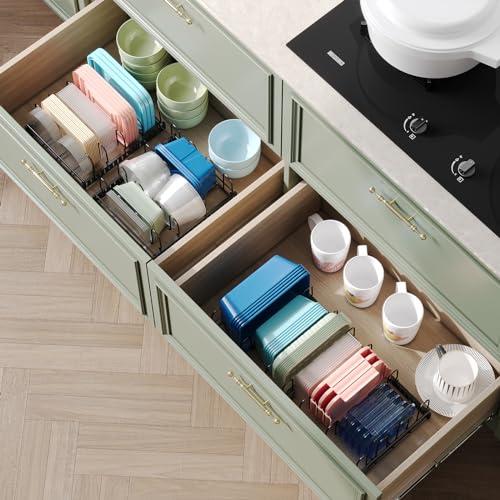 Expandable Food Container Lid Organizer,Large Capacity - Image 4