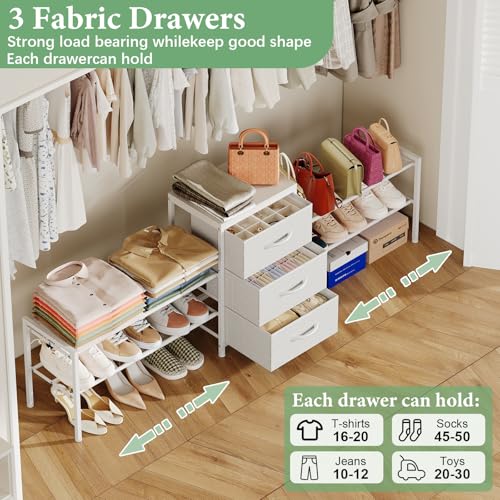 Expandable Closet Organizers and Storage,Wide Long 3 - Image 4