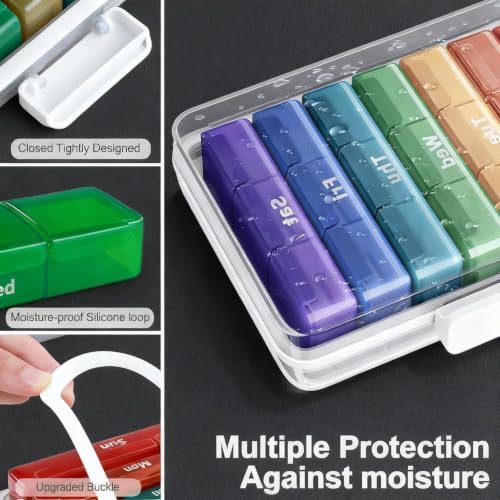 JOYBOS Medicine Storage Box Organizer, Plastic - Image 5