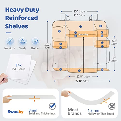 Sweeby Diaper Organizer for Changing Table and Crib - Image 4
