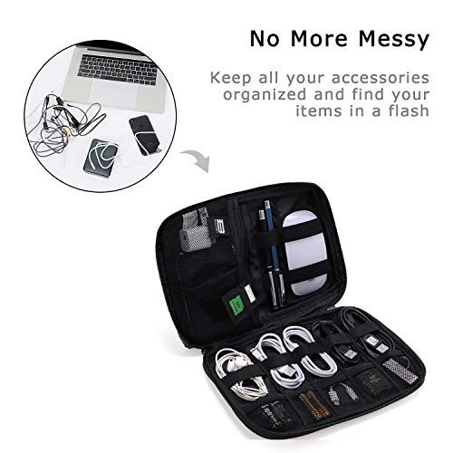 BAGSMART Travel Electronics Organizer, Phone SD Card - Image 3