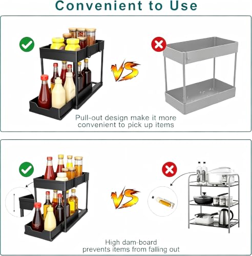 Under Sink Organizer 2 Pack,2 Tier Slide Out Storage | All Products - Image 5