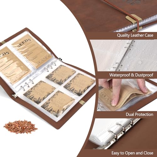 Seed Storage Organizer, Seed Packet Organizer Binder - Image 5