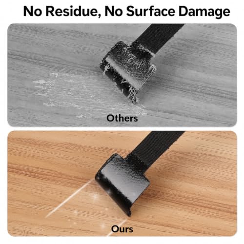 100 Pcs Cable Management Under Desk, Cable Ties - Image 6