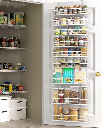 Moforoco White 9-Tier Over The Door Pantry Organizer, Pantry - Image 2