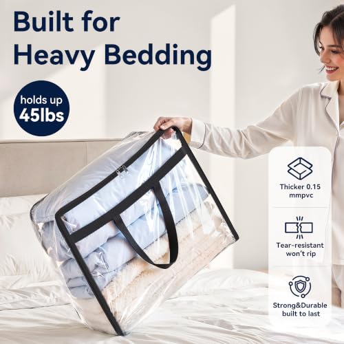 SpaceTrove Clear Storage Bags, 4-Pack Under Bed and Closet - Image 5