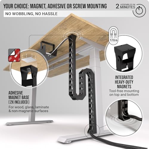 Ultimate Setup Under Desk Cable Management Vertebrae - Image 4