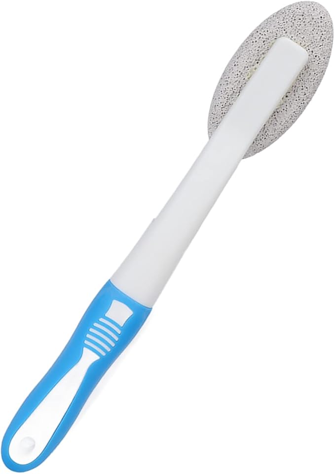 Pumice Stone Cleaning Brush, Hard Water Wand Pumice Stone Toilet Bowl Cleaner, , Hard Water Toilet Bowl Ring Remover Cleaner for Household Sink Pool Bathroom Kitchen