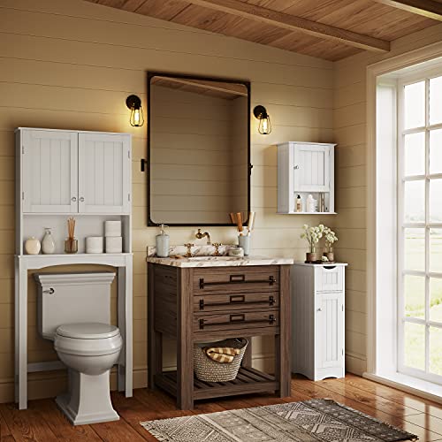 RiverRidge Ashland Slim Bathroom Storage Cabinet | Home Organization - Image 5