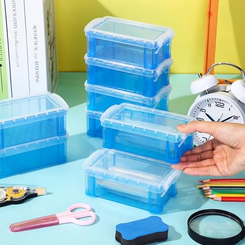 Briwooody 30 Pack Crayon Boxes with Lids, Colorful Plastic - Image 6