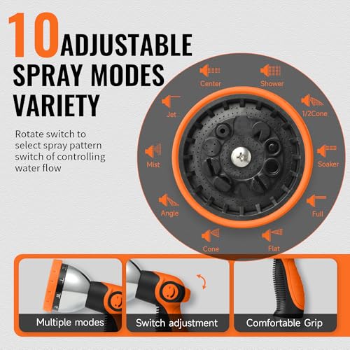 Retractable Garden Hose Reel 5/8 inch x 100 ft Wall Mounted - Image 7