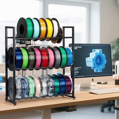 3D Printer Filament Storage Rack Desktop, 3-Tier | Home Organization - Image 3