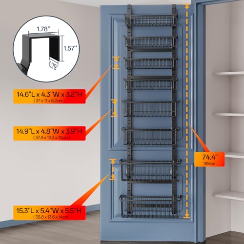 Over The Door Pantry Organizer, 8-Tier Over The Door - Image 5