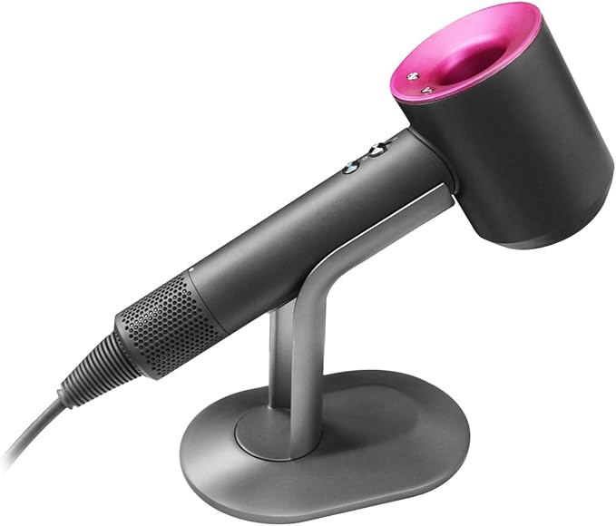 Desktop Holder Mount for Dyson HD08 HD15 HD16 Hair Dryer for HT01 Straightener Aluminum Alloy Bracket Stand (1pcs,Grey)