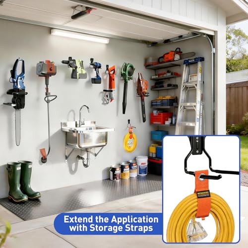 Heavy Duty Garden Power Tool Hanger, Garage Storage | Garage Storage - Image 5