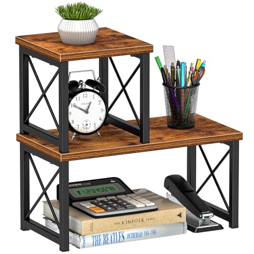 Honiter Desk Shelf Organizer, Desk Shelf for Top of Desk - Image 2