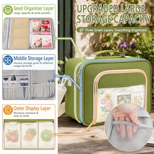 Seed Storage Organizer Binder, Seed Holder Organizer - Image 6