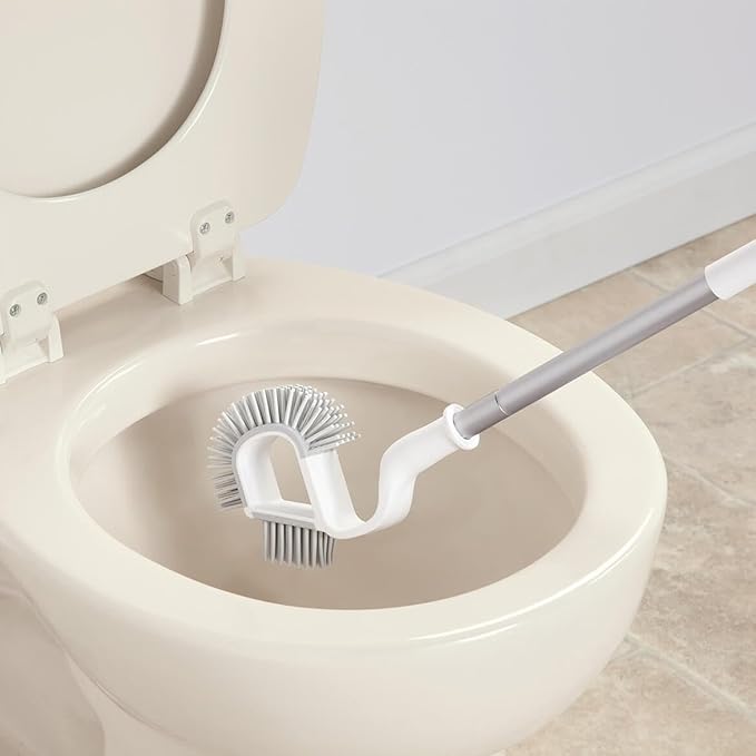 Under Rim Toilet Bowl Brush by LivingSURE