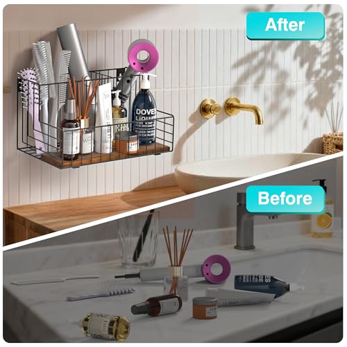 Hair Dryer Holder, Hair Tool Organizer - Image 7