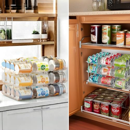 Can Organizer for Pantry, 3 Tier Rolling Can Storage Organizer - Image 7