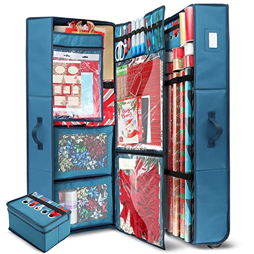 Hearth & Harbor Wrapping Paper Storage Container | Home Organization - Image 2