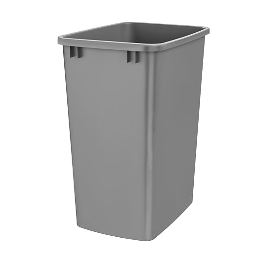 Rev-A-Shelf 35 qt. Silver Polymer Replacement Waste Container Pullouts