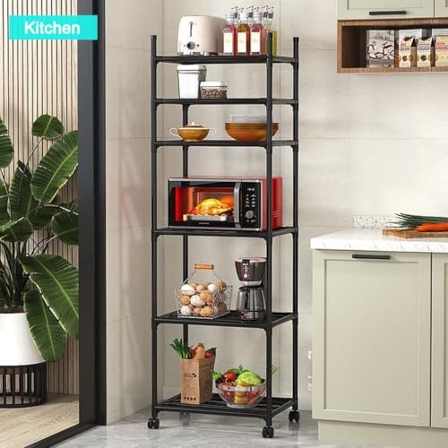 Black Shelving Unit, 42x 32 x 165 cm - Image 7