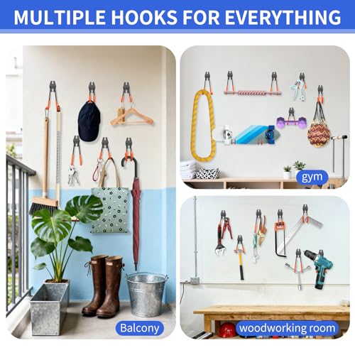 Garage Hooks Heavy Duty Garage Storage Hooks 24 Pack | Garage Storage - Image 6