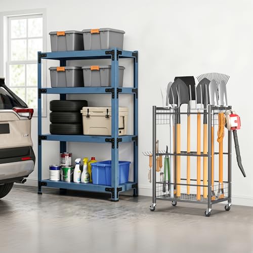 Ultrawall Garden Tool Organizer with Wheels, Yard Tool Storage - Image 8