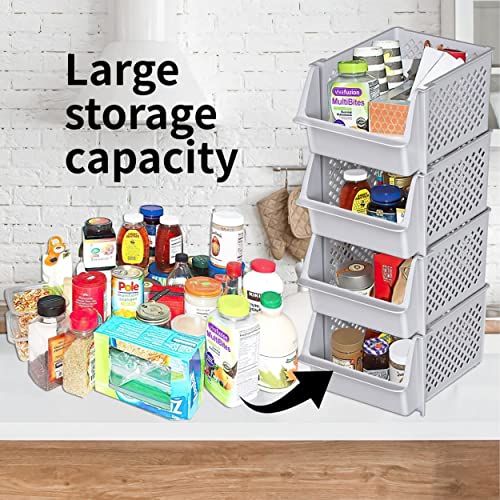 Stackable Storage Bins Open Front for Pantry Storage | All Products - Image 4