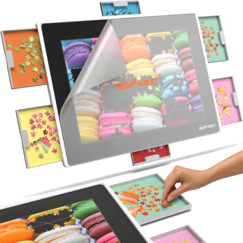 Newverest Plastic Puzzle Board for 1000 and 1500 Piece Puzzles - Image 2