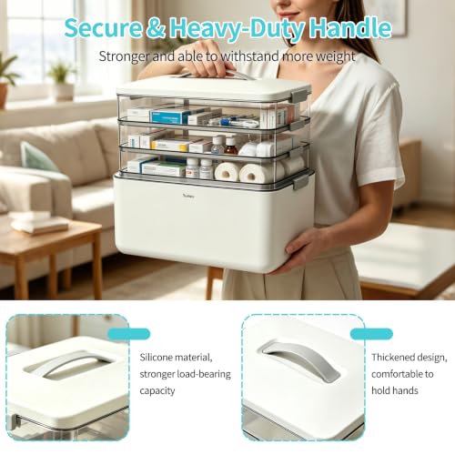 3-Tier ExtraTall Medicine Cabinet Organizer - Medicine Cabinet - Image 6
