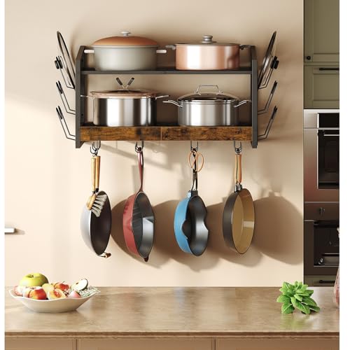 CHOEZON Hanging Pot Rack, Pot Rack Wall Mounted - Image 5