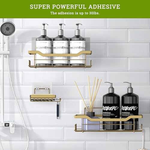 MIUTME 14-Pack Shower Caddy Adhesive Replacement, Strong Adhesive - Image 6