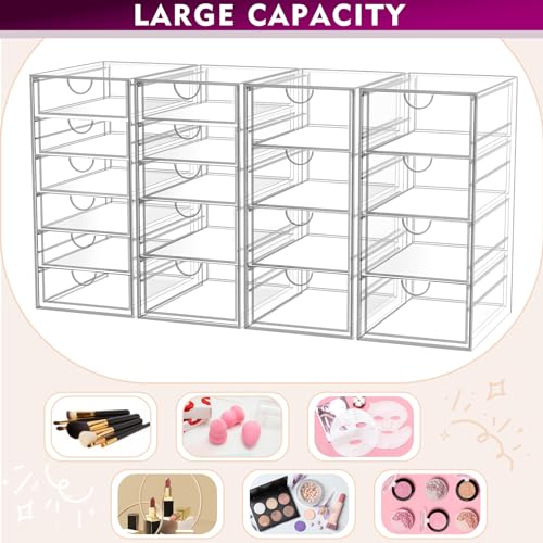 YFXCVSL Acrylic Makeup Organizer with 19 Drawers,Sto | All Products - Image 6