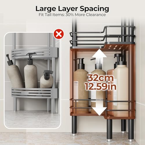 Orimade Rustproof 3 Tier Floor Standing Corner Showe | All Products - Image 7