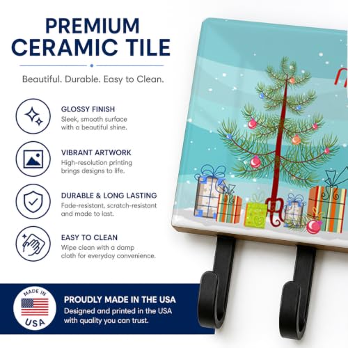Caroline's Treasures BB1600TH68 Christmas Tree and Borzoi - Image 4