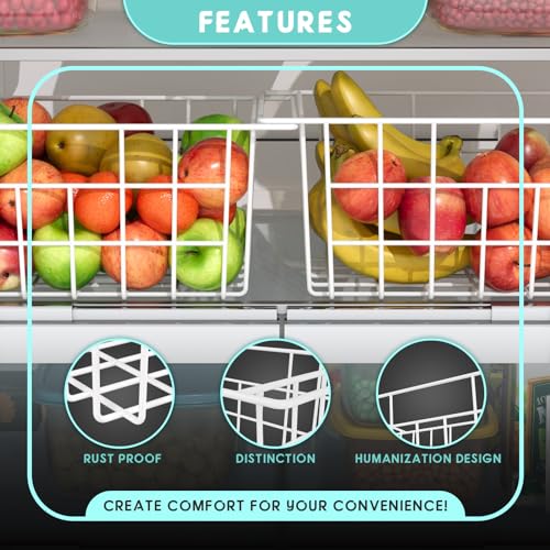 16.5 inch Chest Freezer Organizer Bins, 2Pack - Image 4