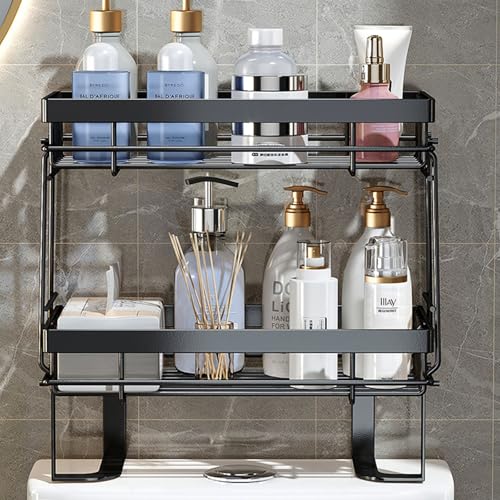 Saihisday 2-Tier Bathroom Storage Shelf Above Toilet - Image 5