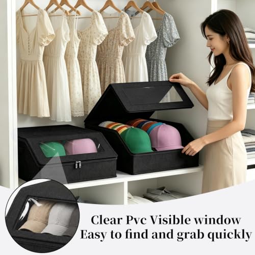Stackable Hat Storage for Baseball Caps, Closet Organizer - Image 5