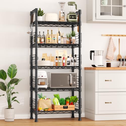 FUTASSI Metal Storage Rack, Storage Organizer Shelve | All Products - Image 3