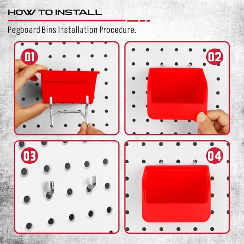 Ultimate 121-Piece Pegboard Hooks Set, Pegboard | Home Organization - Image 7
