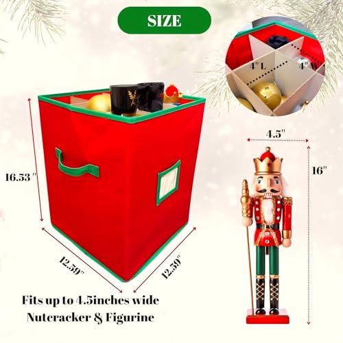 Large Christmas Nutcracker Storage Container | Home Organization - Image 4