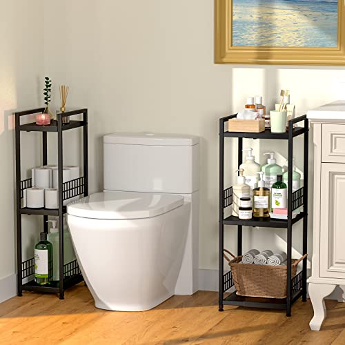 DAOUTIME 3-Tier Metal Shelving Unit, Expandable - Image 6