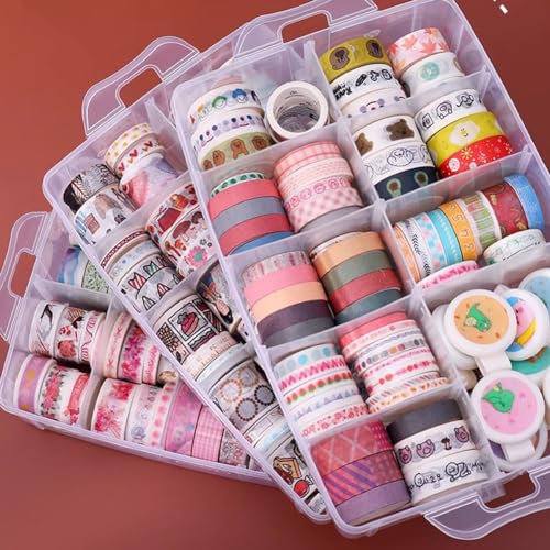 Washi Tape Box Organizer Storage,Divider Closet Container - Image 7