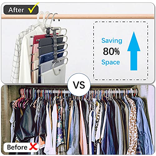 Magic Pants Hangers Space Saving - 2 Pack for Closet - Image 4