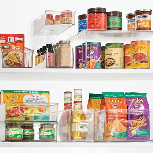 iDesign Clear Plastic Stackable Storage Bin Organizer - Image 7